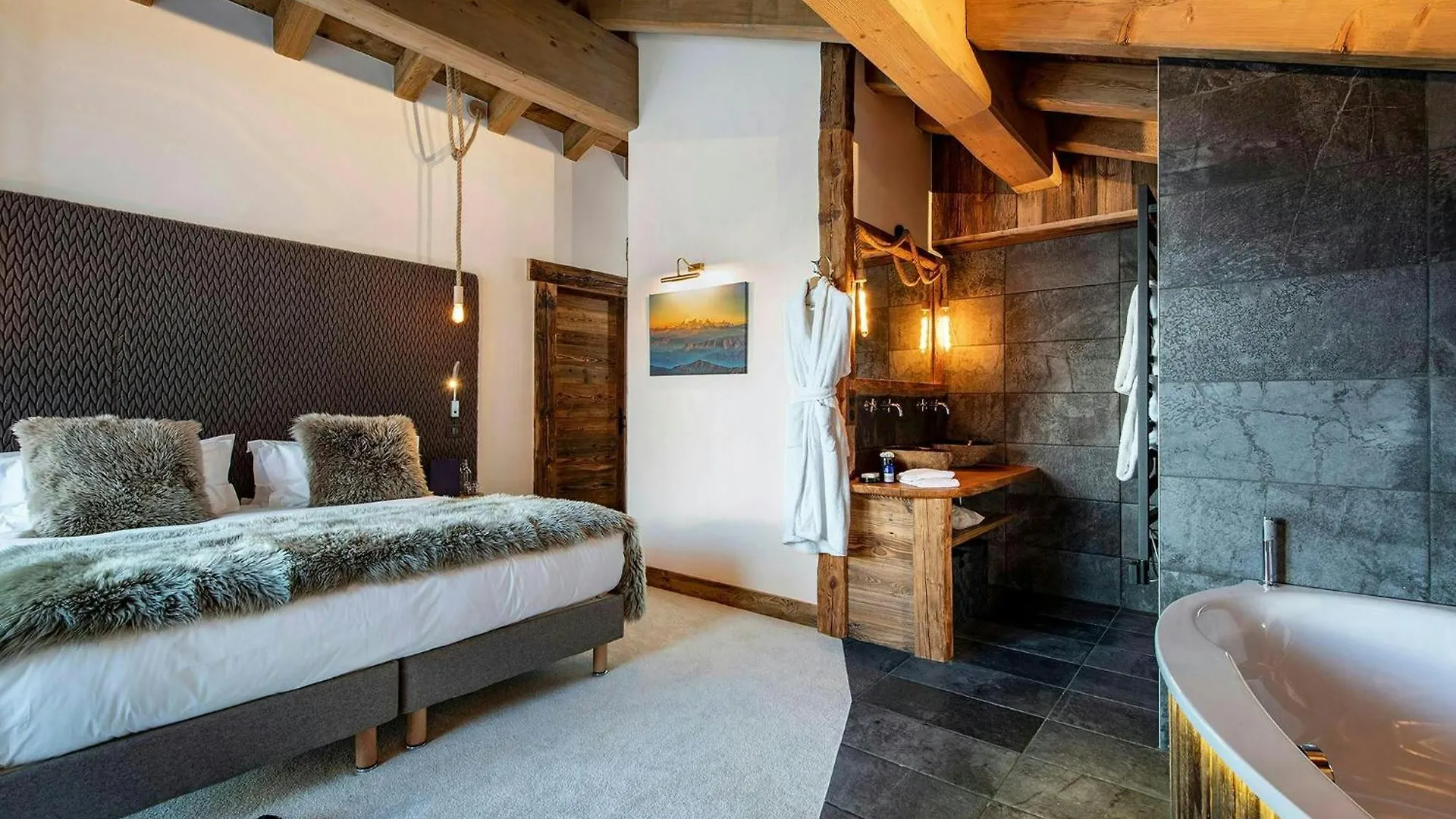 Chalet Is Situated In The Heart Of Ski Resort Megeve France